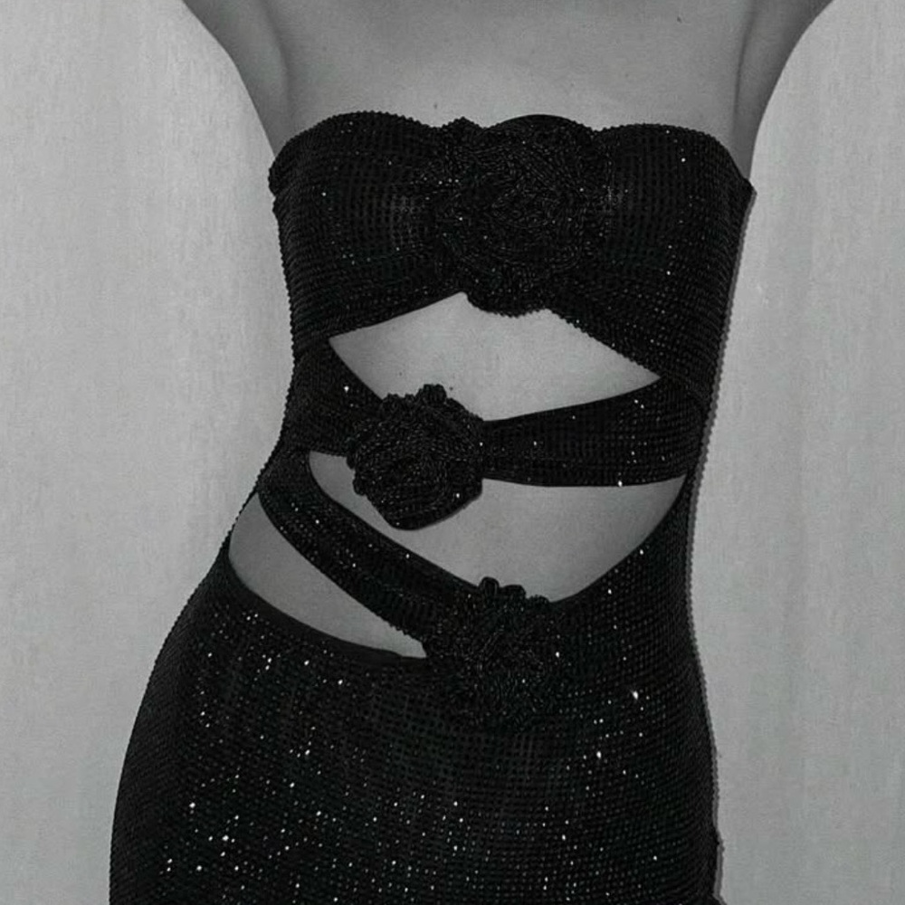 MESHKI BEADED KORINNA DRESS
